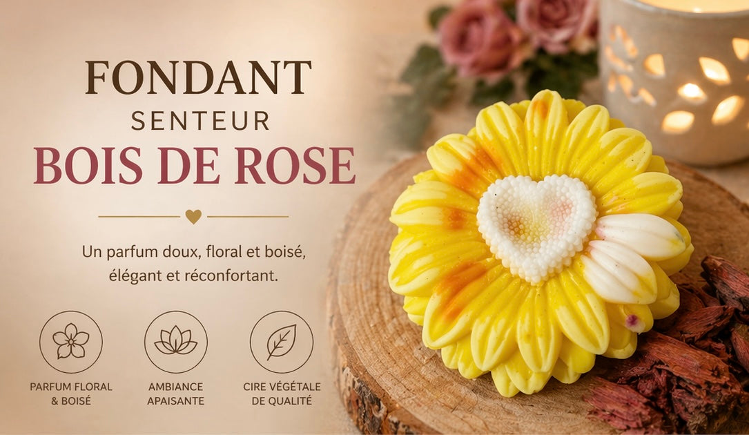 Fondant parfumé bois de rose 🌸