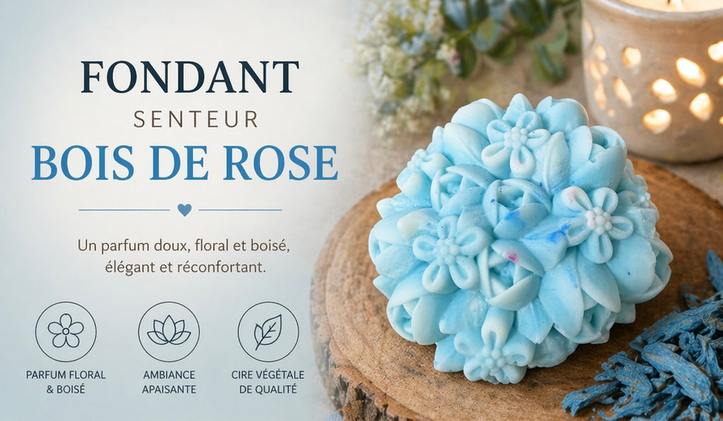 Fondant parfumé bois de rose