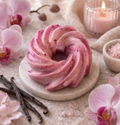 Fondant tourbillon orchidée noir