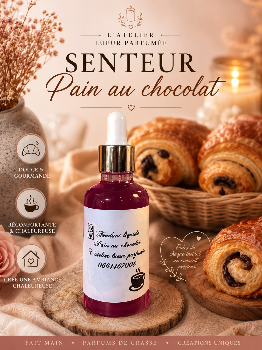Fondant liquide pain au chocolat 🍫